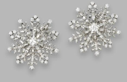 snowflake earrings